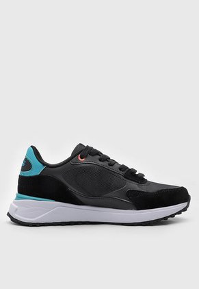 Tenis Lifestyle Negro-Blanco-Turquesa Original Penguin