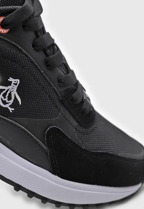 Tenis Lifestyle Negro-Blanco-Turquesa Original Penguin