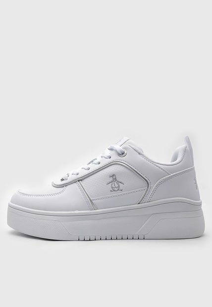 Tenis Lifestyle Blanco-Plateado Original Penguin