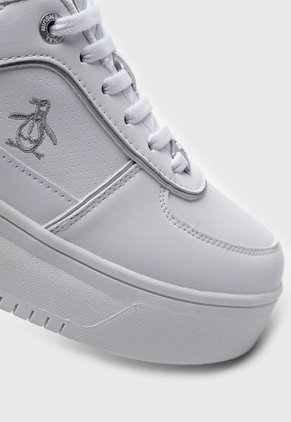 Tenis Lifestyle Blanco-Plateado Original Penguin