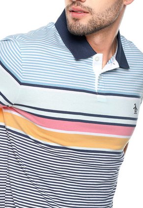 Polo Azul-Naranja-Rosa-Verde Original Penguin