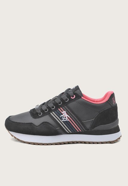 Tenis Lifestyle Negro-Coral-Blanco Original Penguin Margot