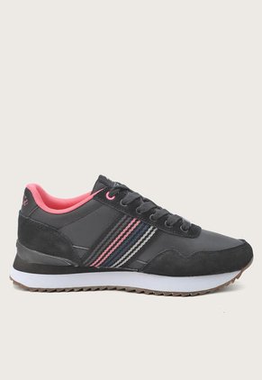 Tenis Lifestyle Negro-Coral-Blanco Original Penguin Margot