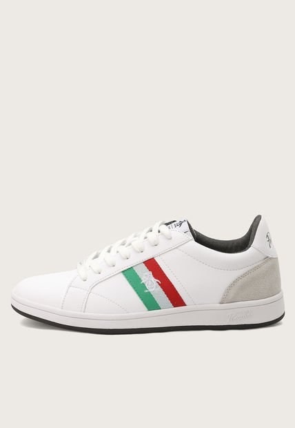 Tenis Lifestyle Blanco-Rojo-Verde Original Penguin Baikal