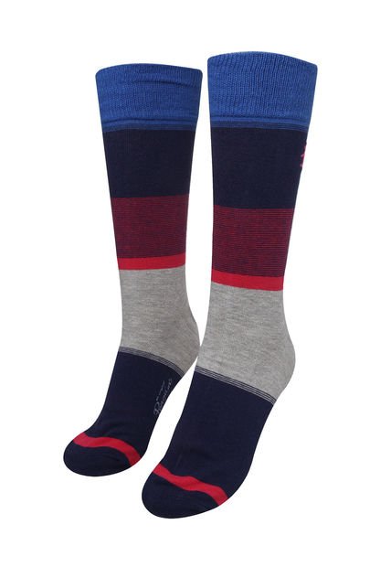Calcetines Azul-Gris-Fucsia  Original Penguin