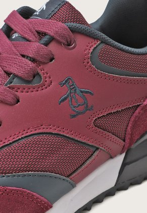 Tenis Lifestyle Vinotinto-Navy-Blanco Original Penguin Salto