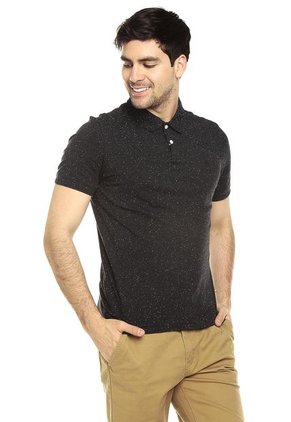 Camiseta Polo Negra Original Penguin