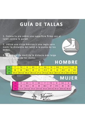 Tenis Penguin Corales Para Mujer-Blanco