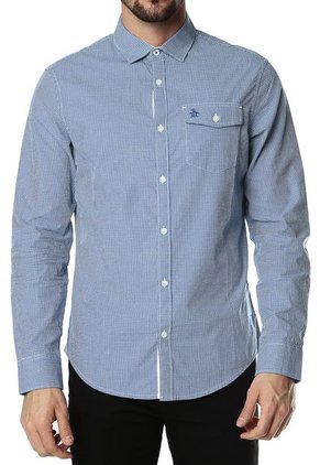 Camisa Azul Original Penguin