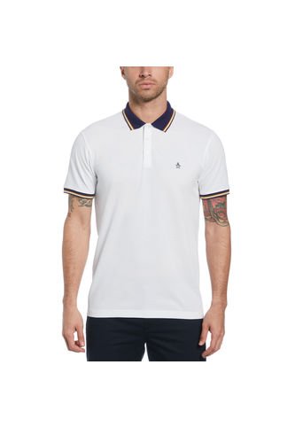 Polo Penguin Para Hombre 118 Blanco Original Penguin