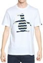 Camiseta Blanco-Azul Original Penguin de Original Penguin