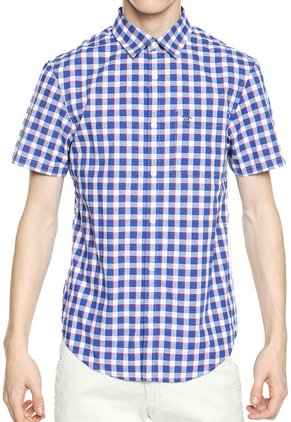 Camisa Azul-Blanco-Rojo Original Penguin