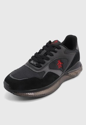 Tenis Lifestyle Negro-Gris Original Penguin Navaja