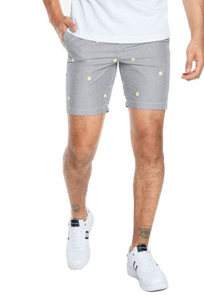 Bermuda Blanco-Negro-Amarillo Original Penguin