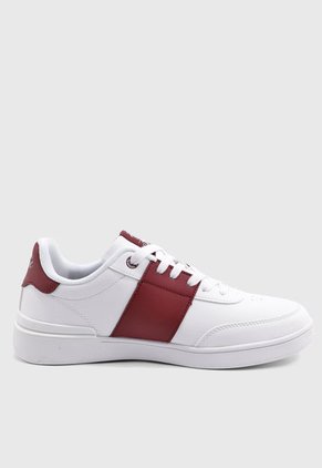 Tenis Lifestyle Blanco-Borgoña Original Penguin Pablo