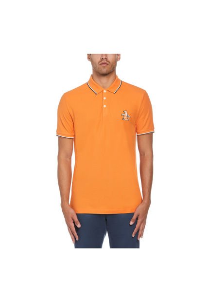 Camisa Polo  Penguin Para Hombre 822 Naranja