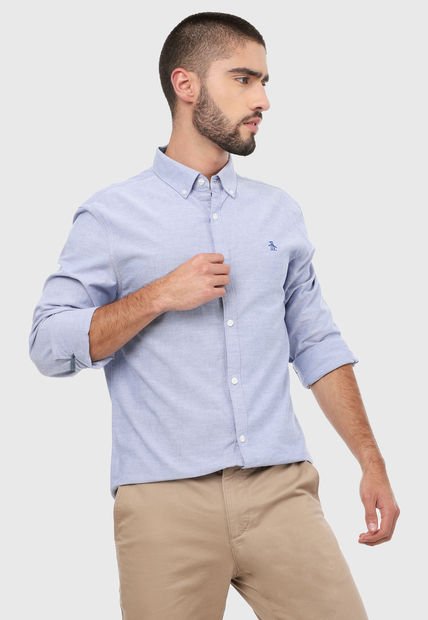 Camisa Azul Original Penguin