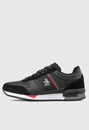 Tenis Lifestyle Negro-Blanco-Rojo Original Penguin