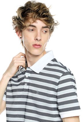 Polo Azul-Blanco Original Penguin