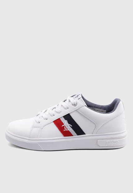 Tenis Lifestyle Blanco-Azul Navy-Rojo Original Penguin Cross