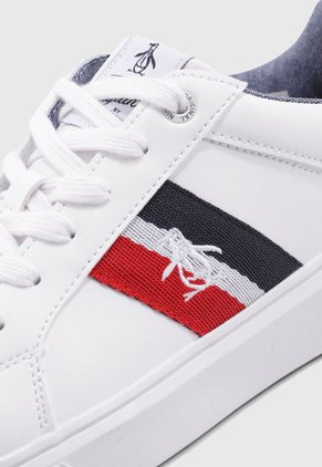 Tenis Lifestyle Blanco-Azul Navy-Rojo Original Penguin Cross