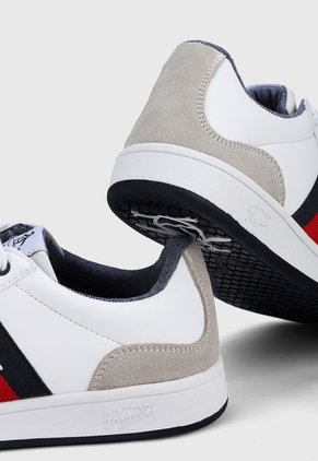 Tenis Blanco-Azul-Rojo Original Penguin