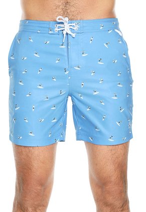 Traje de baño Azul-Blanco Original Penguin