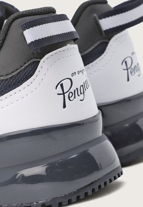 Tenis Lifestyle Negro-Azul-Blanco-Plata Original Penguin Angel