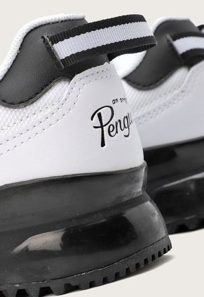 Tenis Lifestyle Blanco-Negro-Plateado Original Penguin Angel
