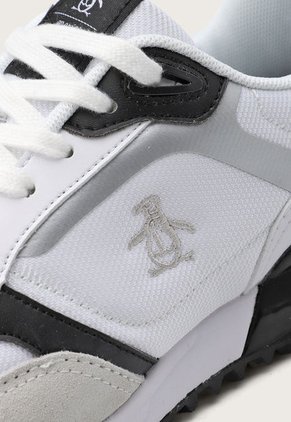 Tenis Lifestyle Blanco-Negro-Plateado Original Penguin Angel