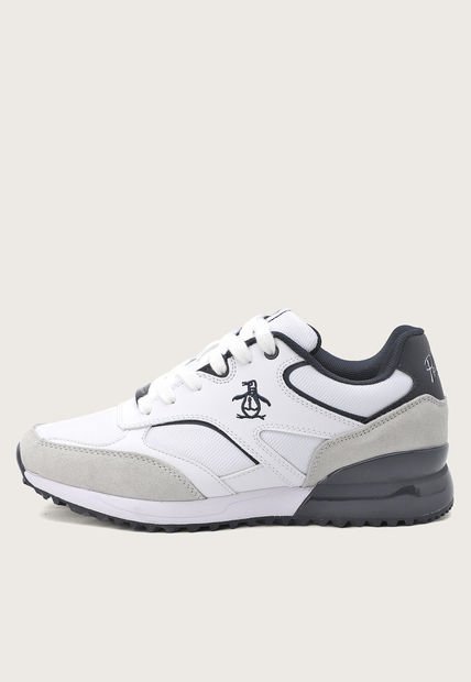 Tenis Lifestyle Blanco-Azul-Gris Original Penguin Salto