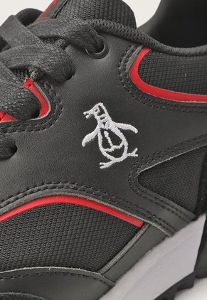 Tenis Lifestyle Negro-Rojo-Blanco Original Penguin Salto