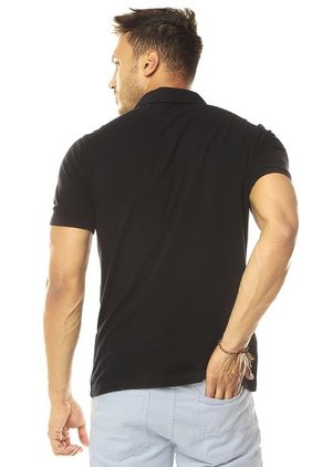 Camiseta Polo Negra Original Penguin