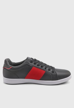 Tenis Lifestyle Negro-Rojo-Blanco Original Penguin Moher