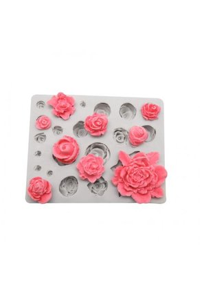 Molde Silicona Rosas Varias