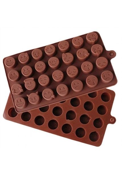 Molde Silicona Emojis X 28 Cav