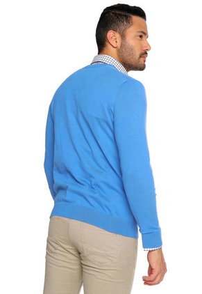 Saco Azul Celeste Oscar de la Renta