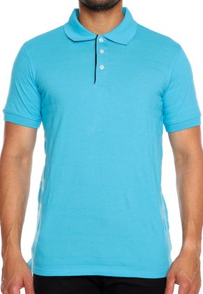 Polo Azul Celeste Oscar de la Renta
