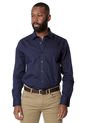Camisa Azul-Negro Oscar de la Renta de Oscar de la Renta