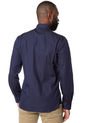Camisa Azul-Negro Oscar de la Renta de Oscar de la Renta