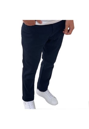 Pantalon Dril Azul Oscuro Oscar De La Renta B9PNT06-NV
