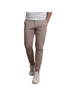 Pantalon Dril Beige Oscar De La Renta B9PNT01-PTFD/OAK