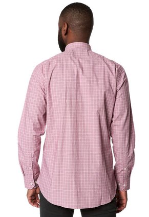 Camisa Oscar de la Renta Rosa-Blanco