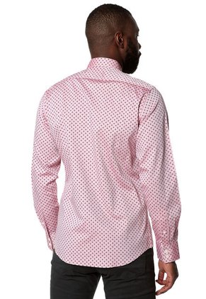 Camisa Rosa-Negro Oscar de la Renta	