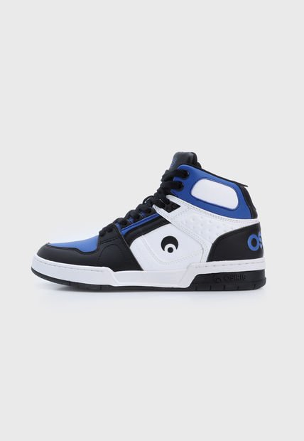 Tenis Skateboarding Blanco-Azul-Negro Osiris 360 Flip
