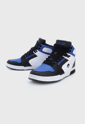 Tenis Skateboarding Blanco-Azul-Negro Osiris 360 Flip