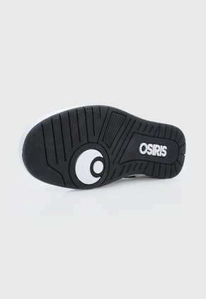 Tenis Skateboarding Blanco-Negro-Verde Neon Osiris