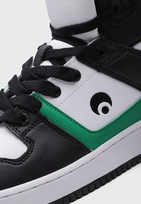 Tenis Lifestyle Blanco-Negro-Verde OSIRIS Mustang