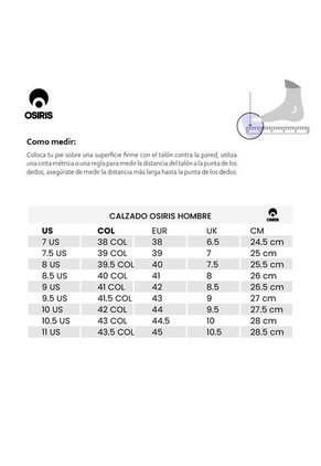 Tenis Osiris Mustang-Negro