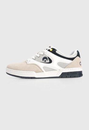 Tenis Skateboarding Blanco-Beige-Azul Osiris
